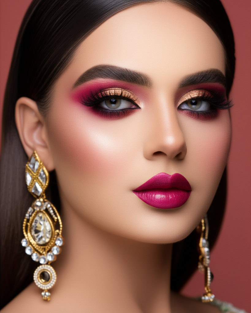 party makeup looks in Pakistan